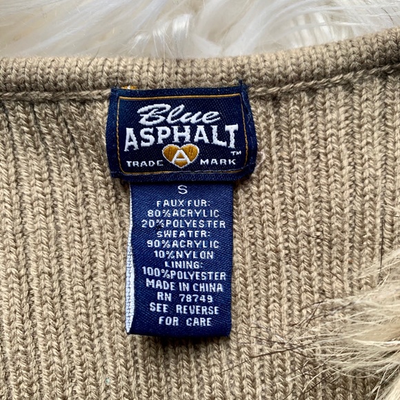 Blue Asphalt kids faux fur vest - Picture 4 of 4